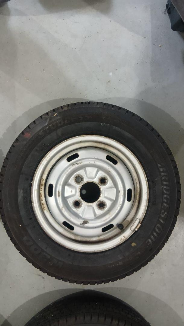 145/80R12 LT　ブリヂストン　W300　スタッドレス　４本