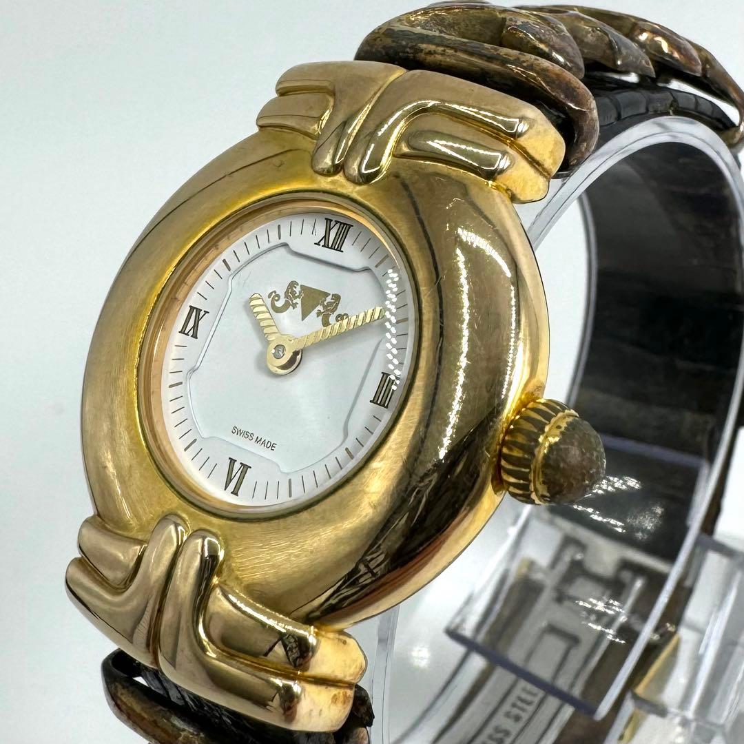 稼動 ヴァンデルボーヴェデ 腕時計 ゴールド ベルトデザイン メンズ ロゴヴァン デル ボーヴェデ