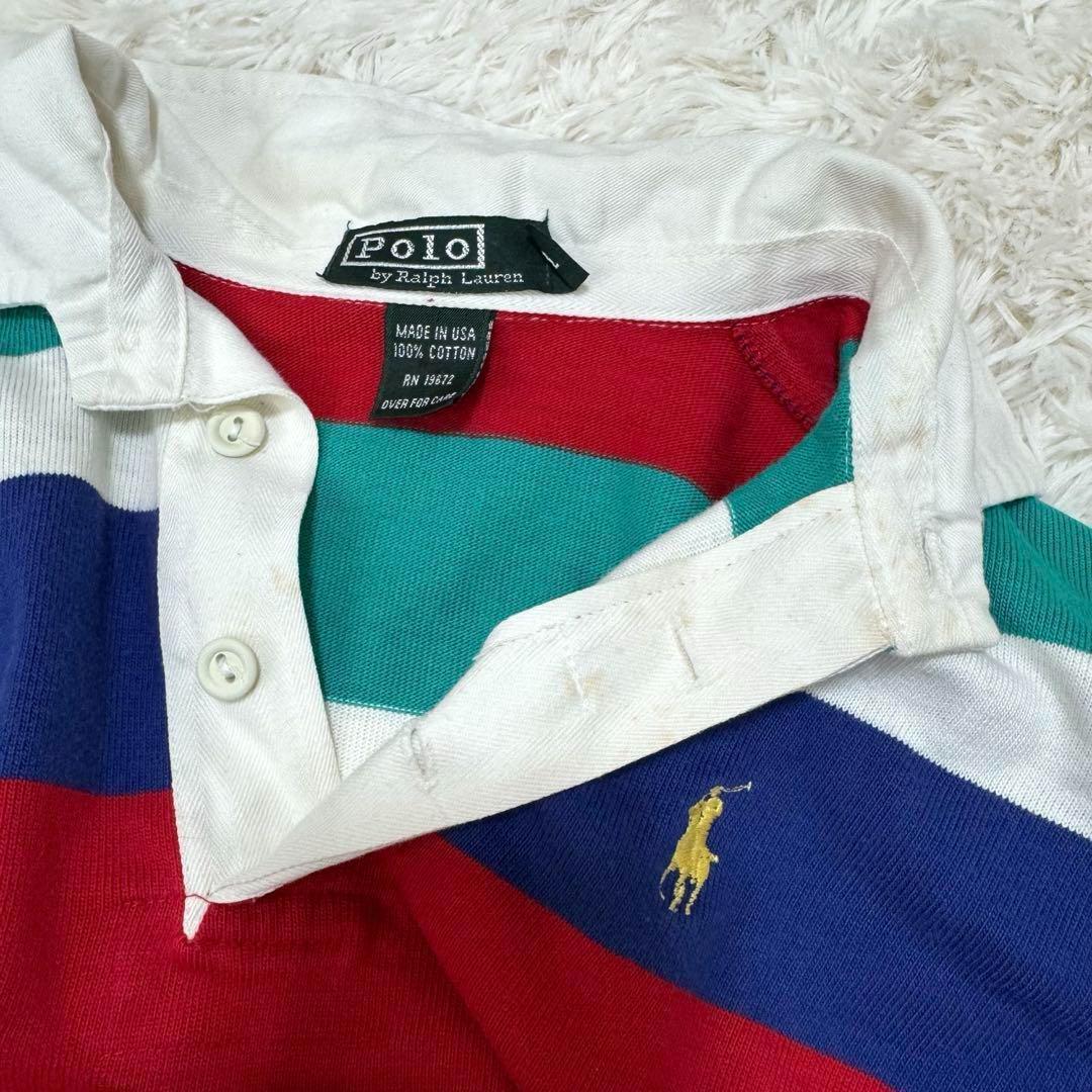 Polo by Ralph Lauren ヴィンテージラガーシャツUSA製 L