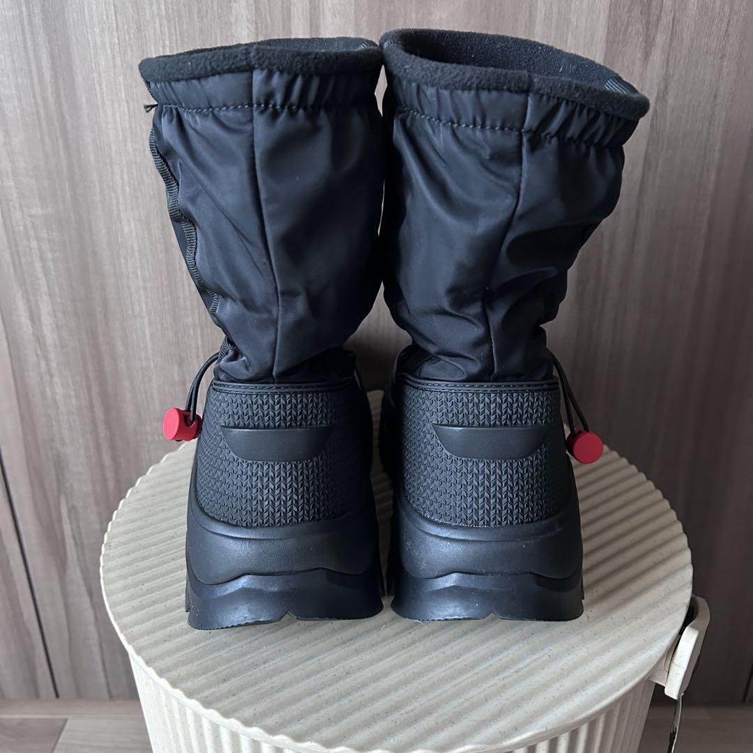 美品*HUNTER ハンター ショート丈スノーブーツ ブラック 防寒 匿名配送