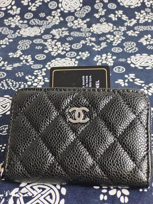 国内完売【CHANEL】クラシック ジップ コインパース パープル クラシックジップコインパース