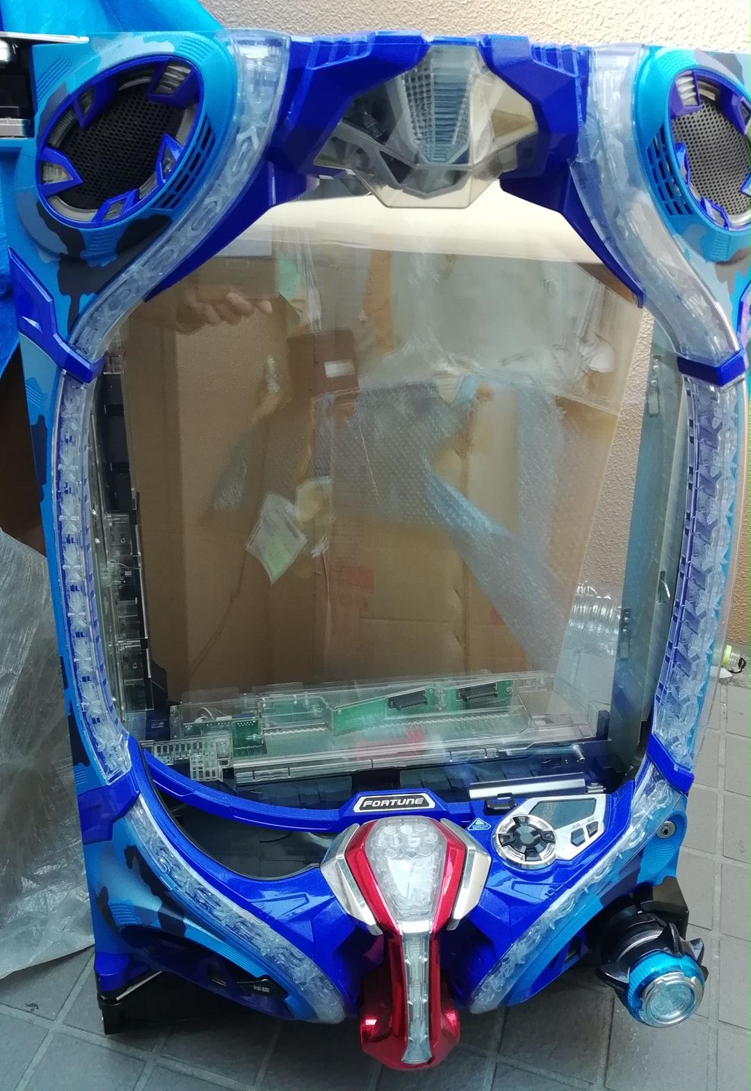枠出品 青迷彩 ガラスあり 三共 フォーチュン枠 メルカリ