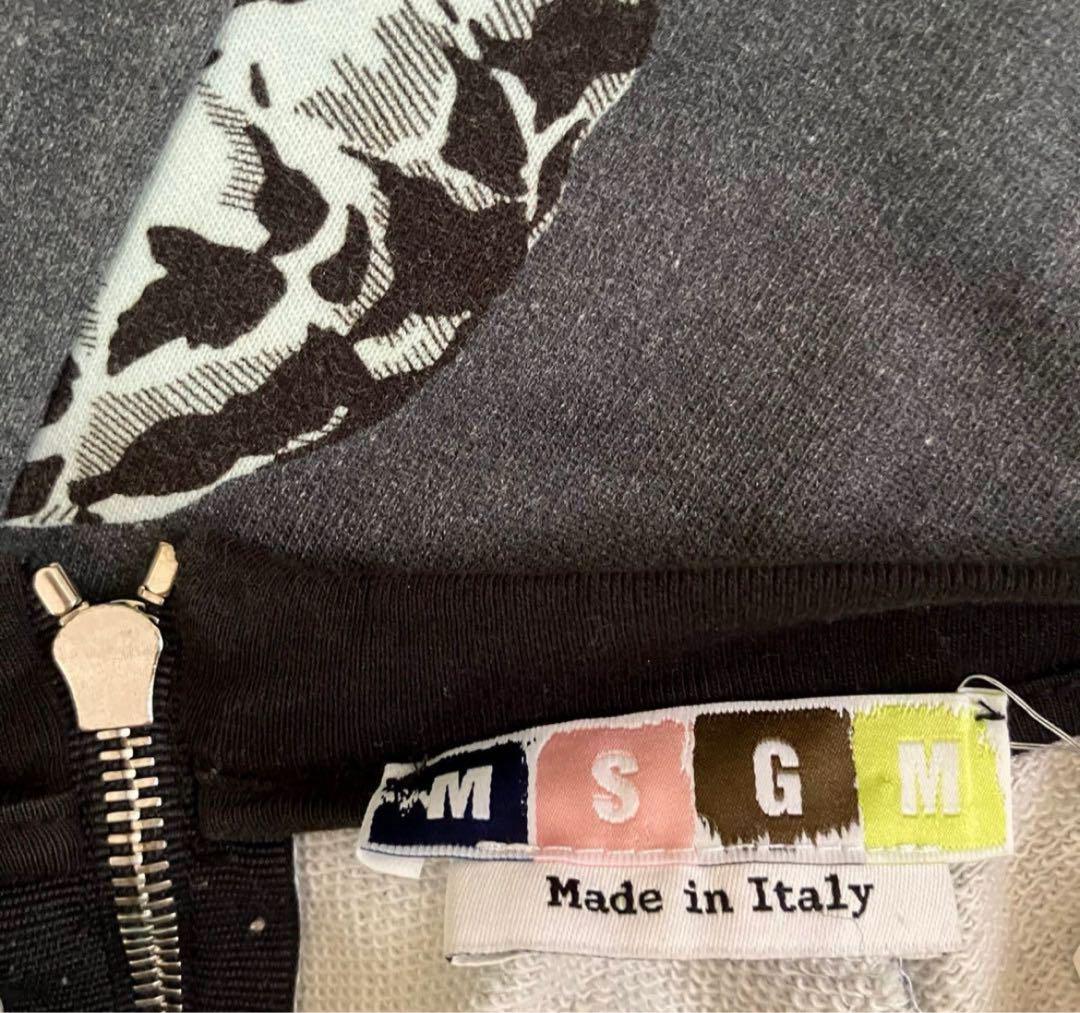 MSGM スウェットワンピ パイナップル柄MA49