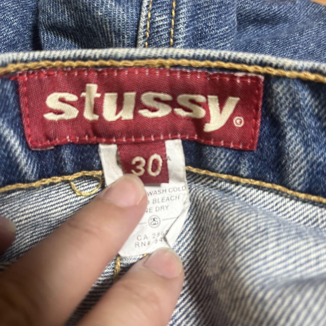 stussy ハーフジーンズ