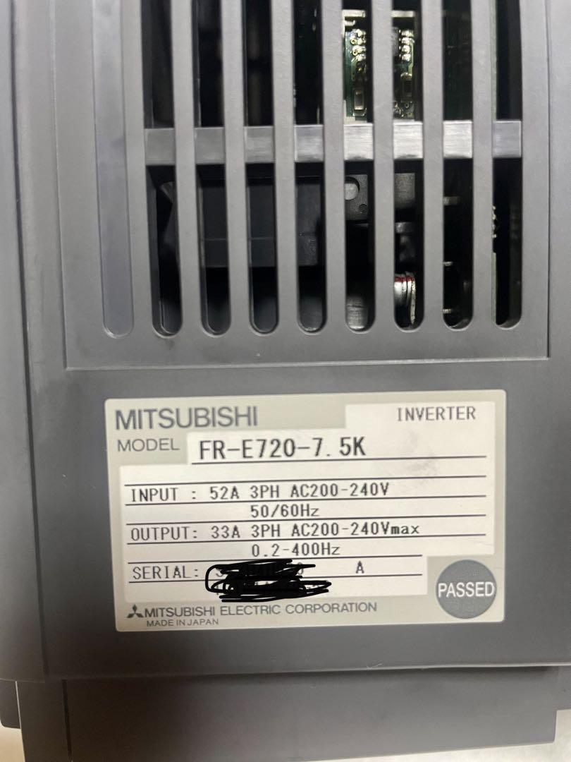 三菱 インバーター FR-E720-7.5K | mdh.com.sa