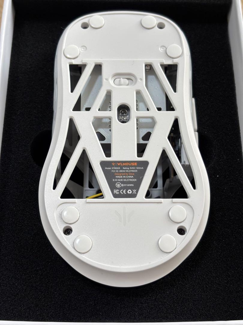 マウス・トラックボール Wlmouse Strider White