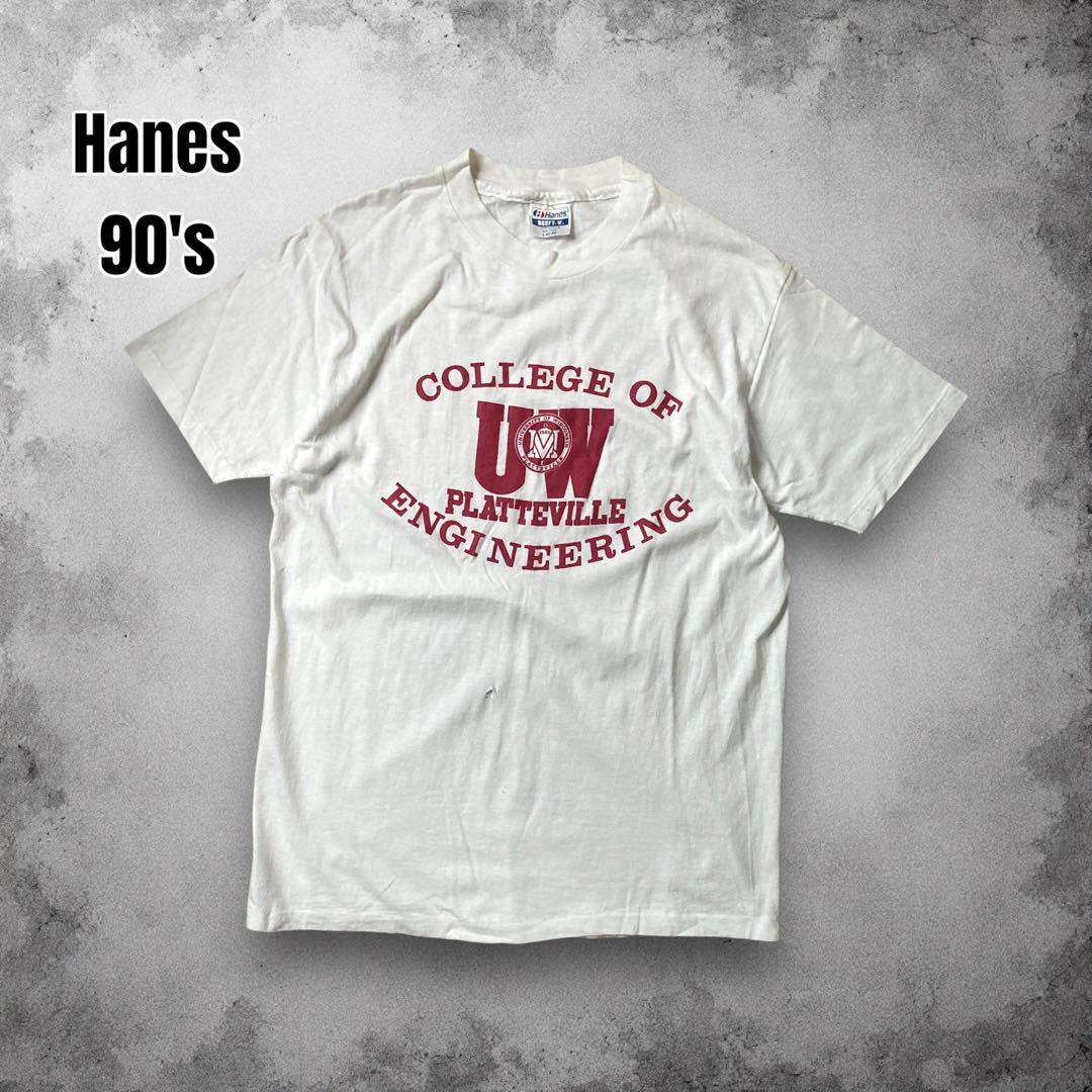 90s USA製 Hanes ウィスコンシン大学 ヴィンテージT BEEFY