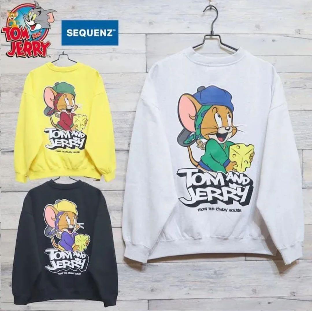 TOM AND JERRY トレーナー オートミール Ⓜ️