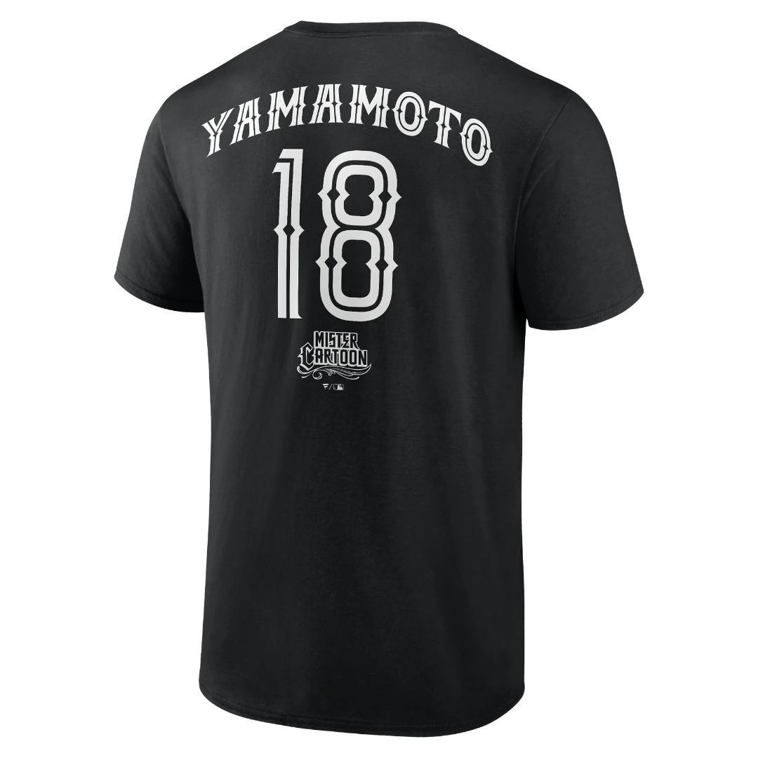 応援グッズ MC LA DODGERS YOSHINOBU YAMAMOTO TEE BLK