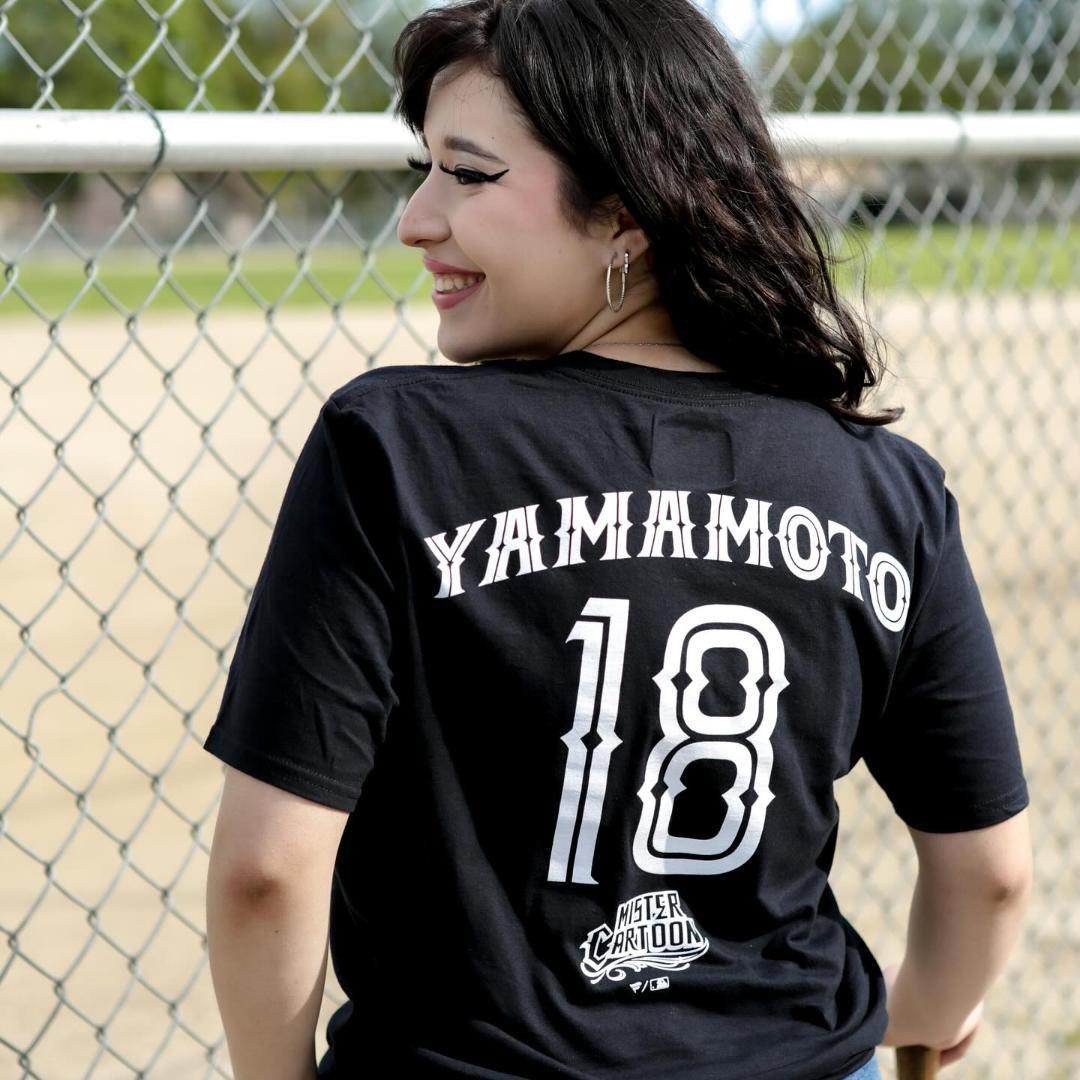応援グッズ MC LA DODGERS YOSHINOBU YAMAMOTO TEE BLK
