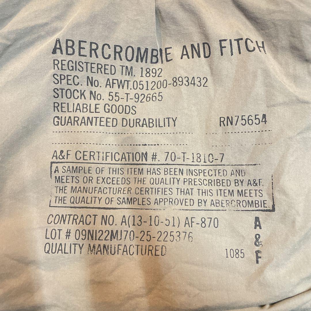 Abercrombie & Fitch アバクロミリタリージャケットM65古着.