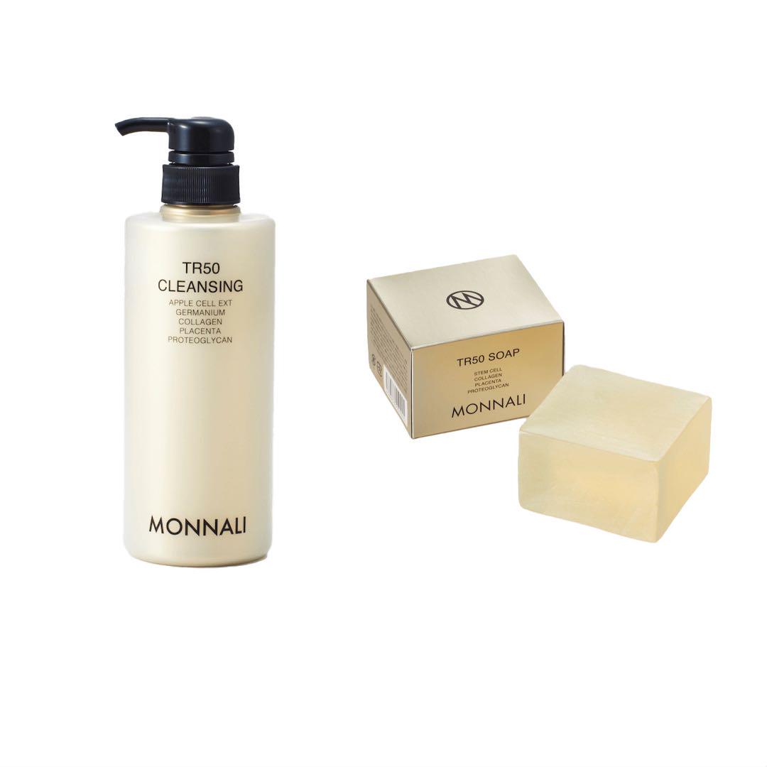 【新品】モナリ　TR50 クレンジング、ソープ モナリMONNALI TR 50クレンジング500ml &洗顔ソープ