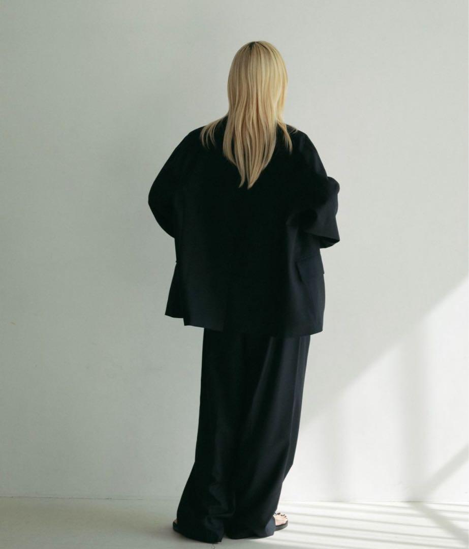 anuke Twill Jacket サイズ36 ネイビー