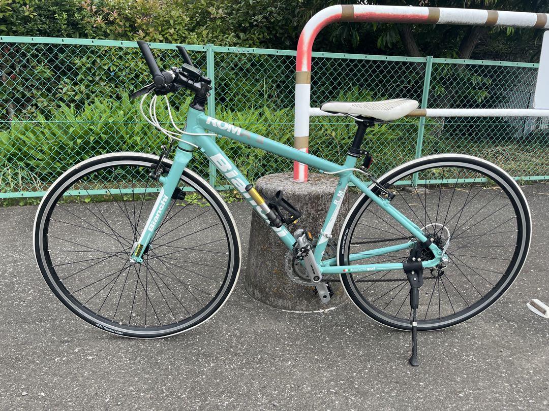 【QaDa】Bianchi ROMA 2 クロスバイク チェレステ