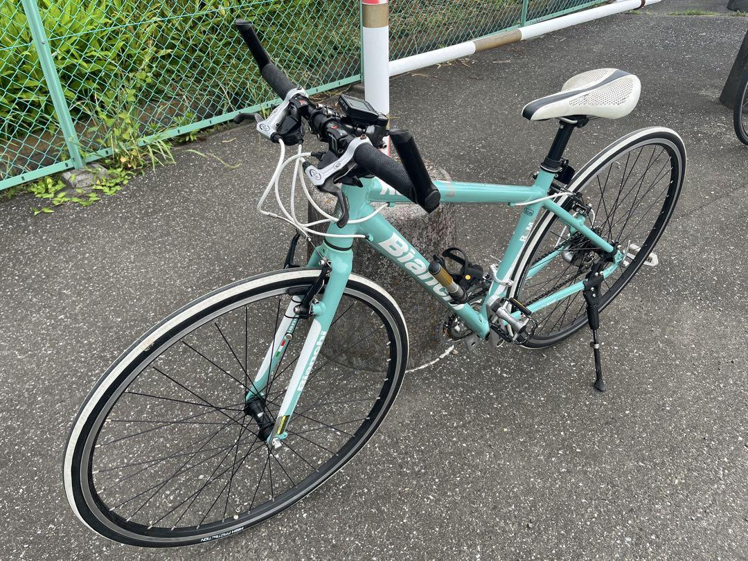 【QaDa】Bianchi ROMA 2 クロスバイク チェレステ