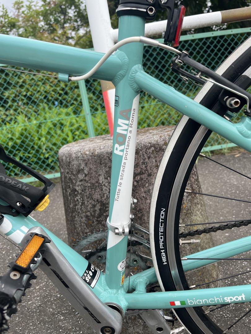 【QaDa】Bianchi ROMA 2 クロスバイク チェレステ
