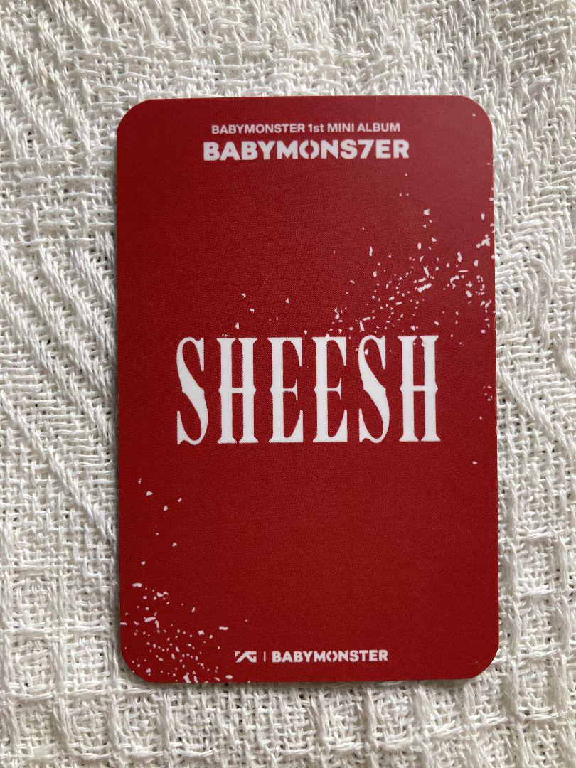 BABYMONSTER SHEESH 3.0 ベビモン アサ 事前収録 トレカ