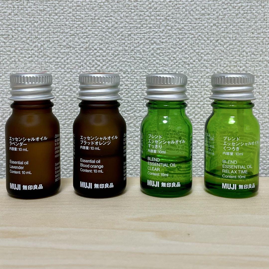 MUJI エッセンシャルオイル 4種セット 無印良品 エッセンシャルオイル 4種セット - メルカリ
