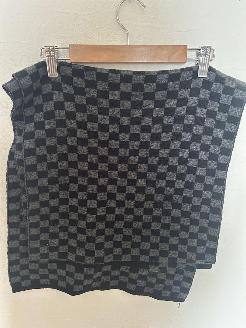 LOUIS VUITTON チェック柄マフラー