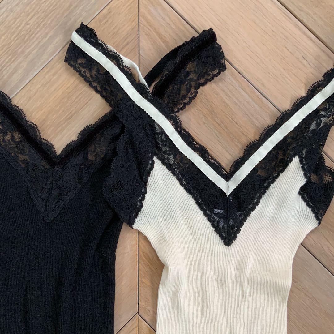 ラペルラ LA PERLA キャミソール タンクトップ 2色セット
