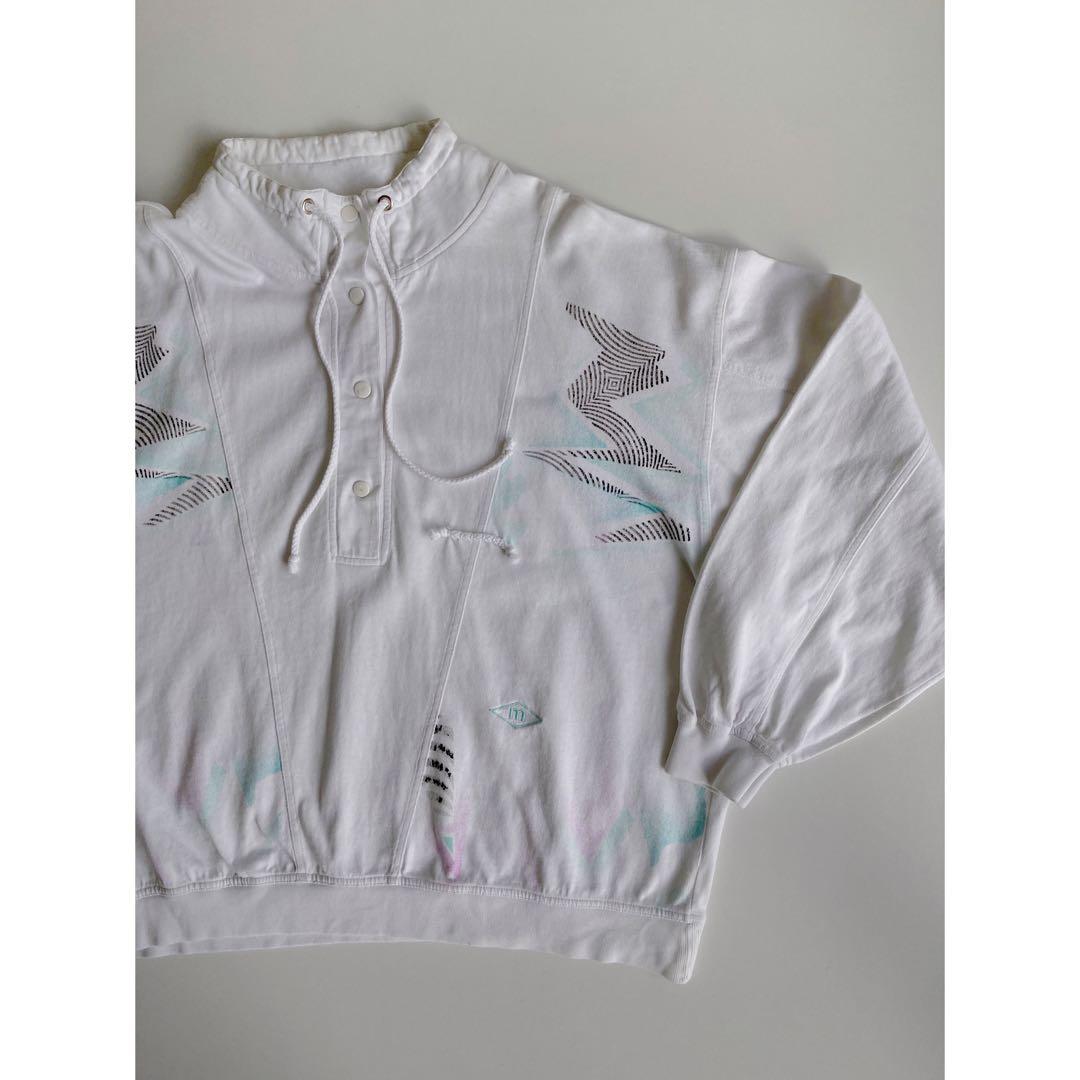 ✨専用✨【計3点】80s ポップな刺繍が可愛い♡ まっ赤な襟付きウールニット　他