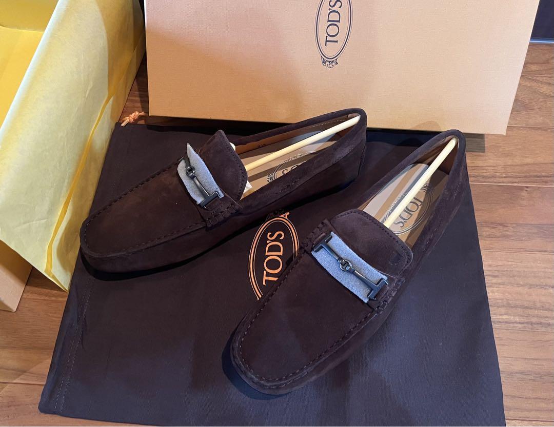 【約９万・新品】TOD'S トッズ 焦茶 ドライビングシューズ ビットローファー