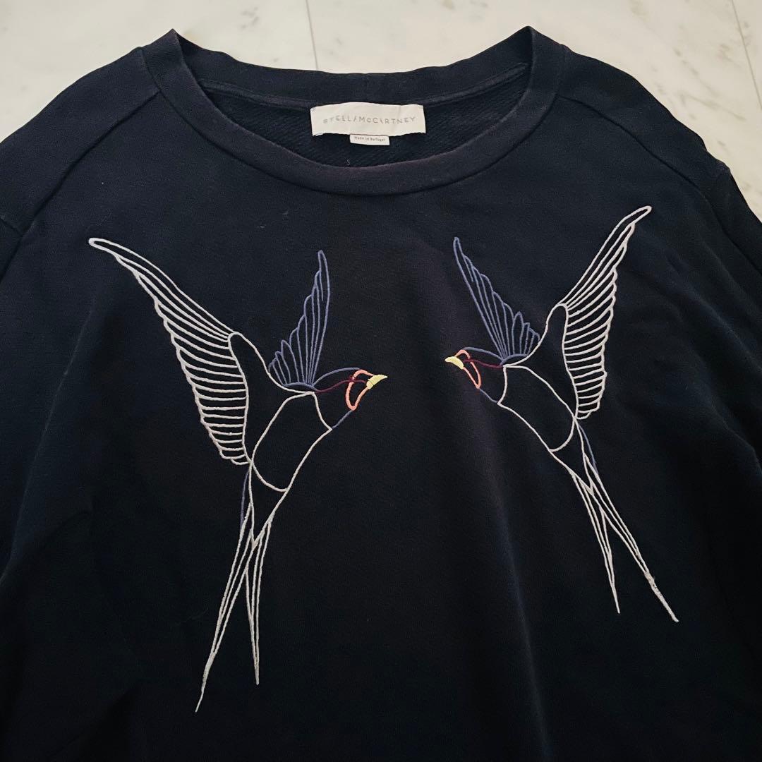 ステラマッカートニー スエット トレーナー 鳥刺繍
