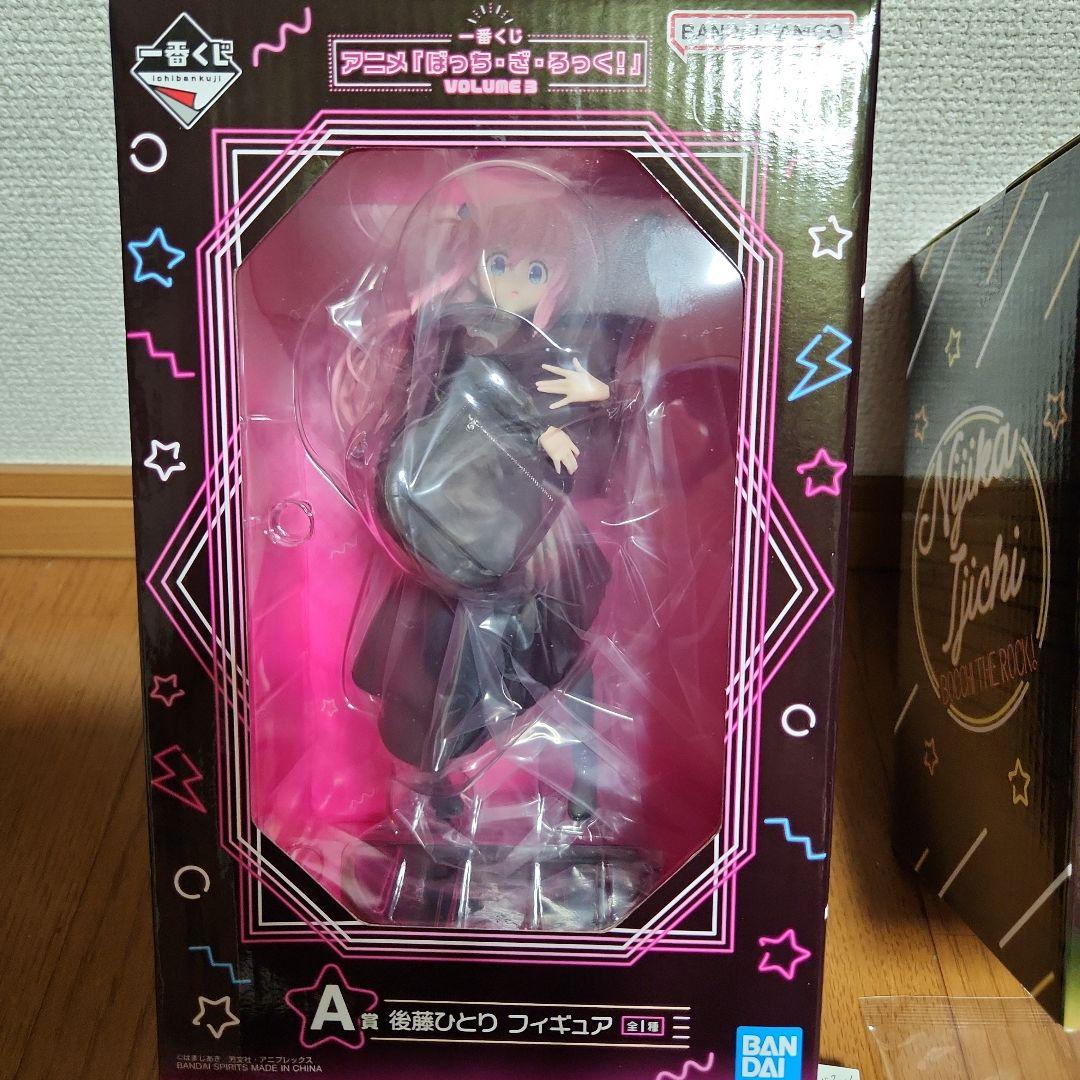 ぼっちざろっく一番くじ　フィギュアセット+ポスター、マグネット　　未開封 一番くじ アニメ「ぼっち・ざ・ろっく！」VOLUME 3｜一番くじ