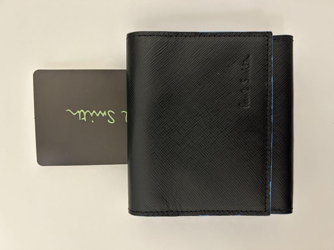 ポールスミス財布 新品 ブルー コイン