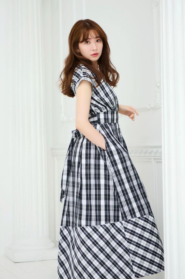 【美品】herlipto Lover Back Ribbon Dress S