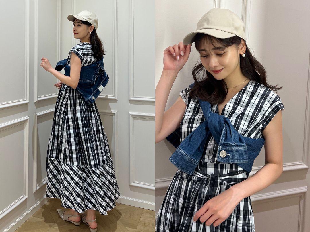 【美品】herlipto Lover Back Ribbon Dress S
