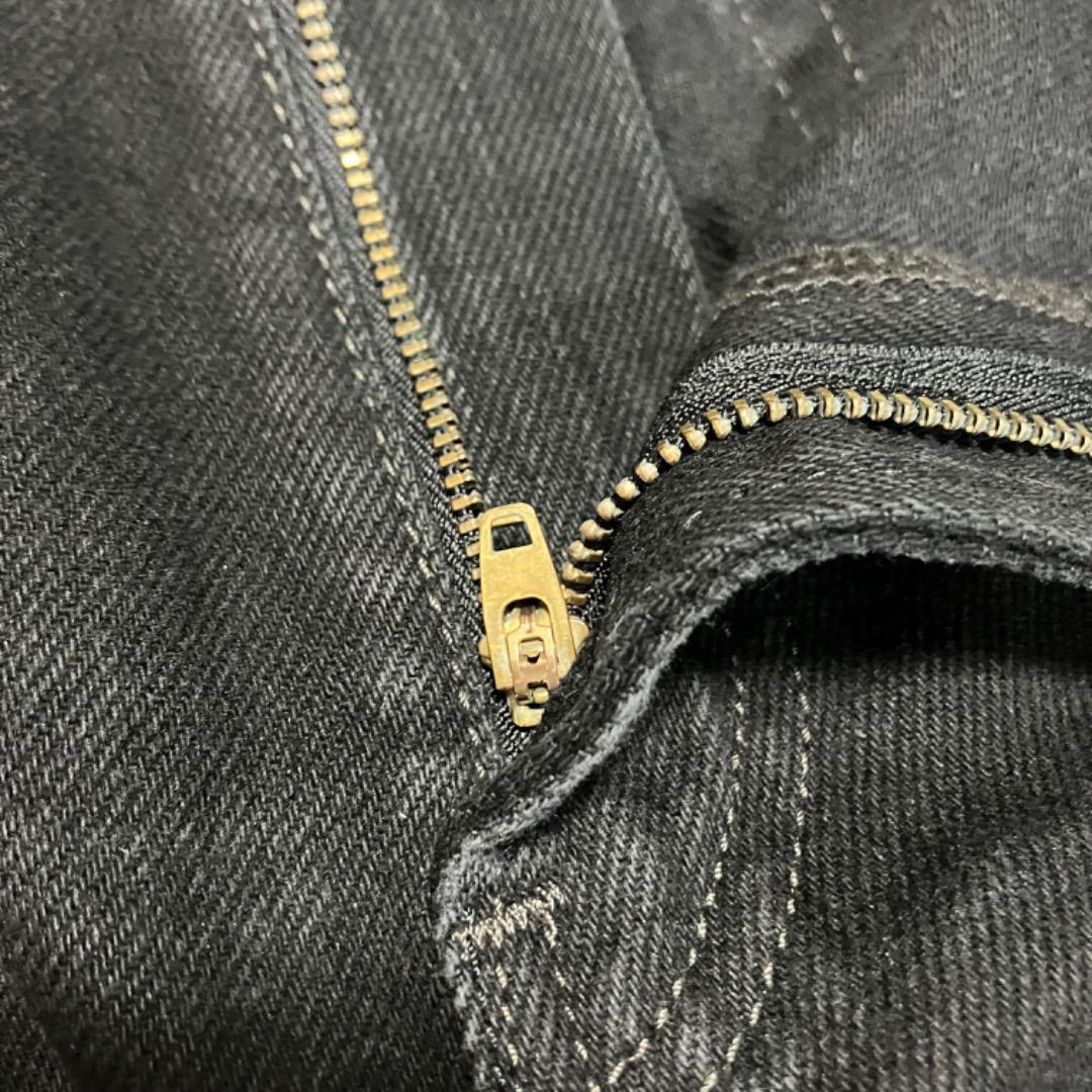 【Levi’s 505】後染めブラックデニム リーバイス W36×L32