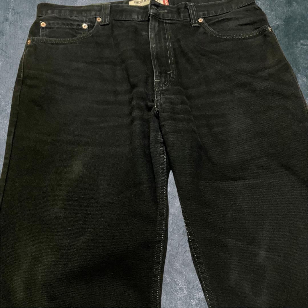 【Levi’s 505】後染めブラックデニム リーバイス W36×L32