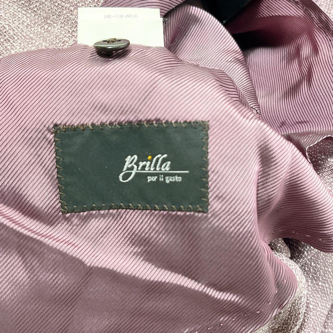 美品　Brilla per il guste ウールリネン　ジャケット　カノニコ