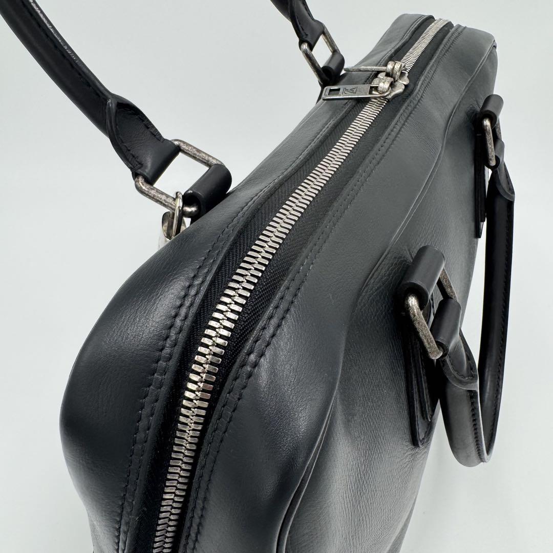 美品 ルイヴィトン ユタ アコマ 2way ビジネスバッグ カデナシリアル 黒紺