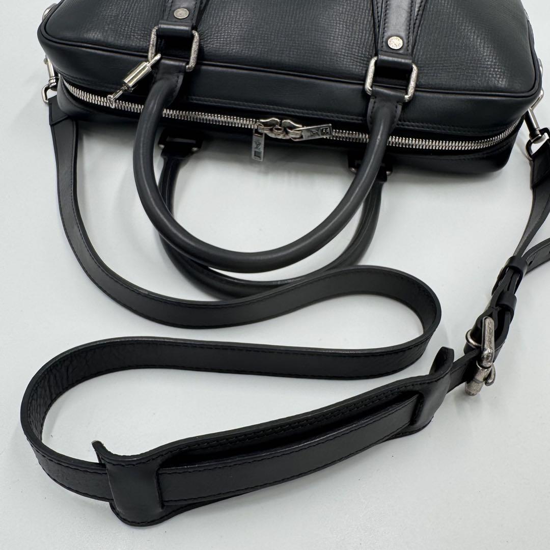 美品 ルイヴィトン ユタ アコマ 2way ビジネスバッグ カデナシリアル 黒紺