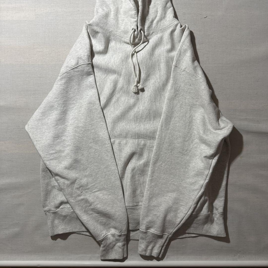 00s チャンピオン リバースウィーブ 希少グレー フーディー 2XL 目無し