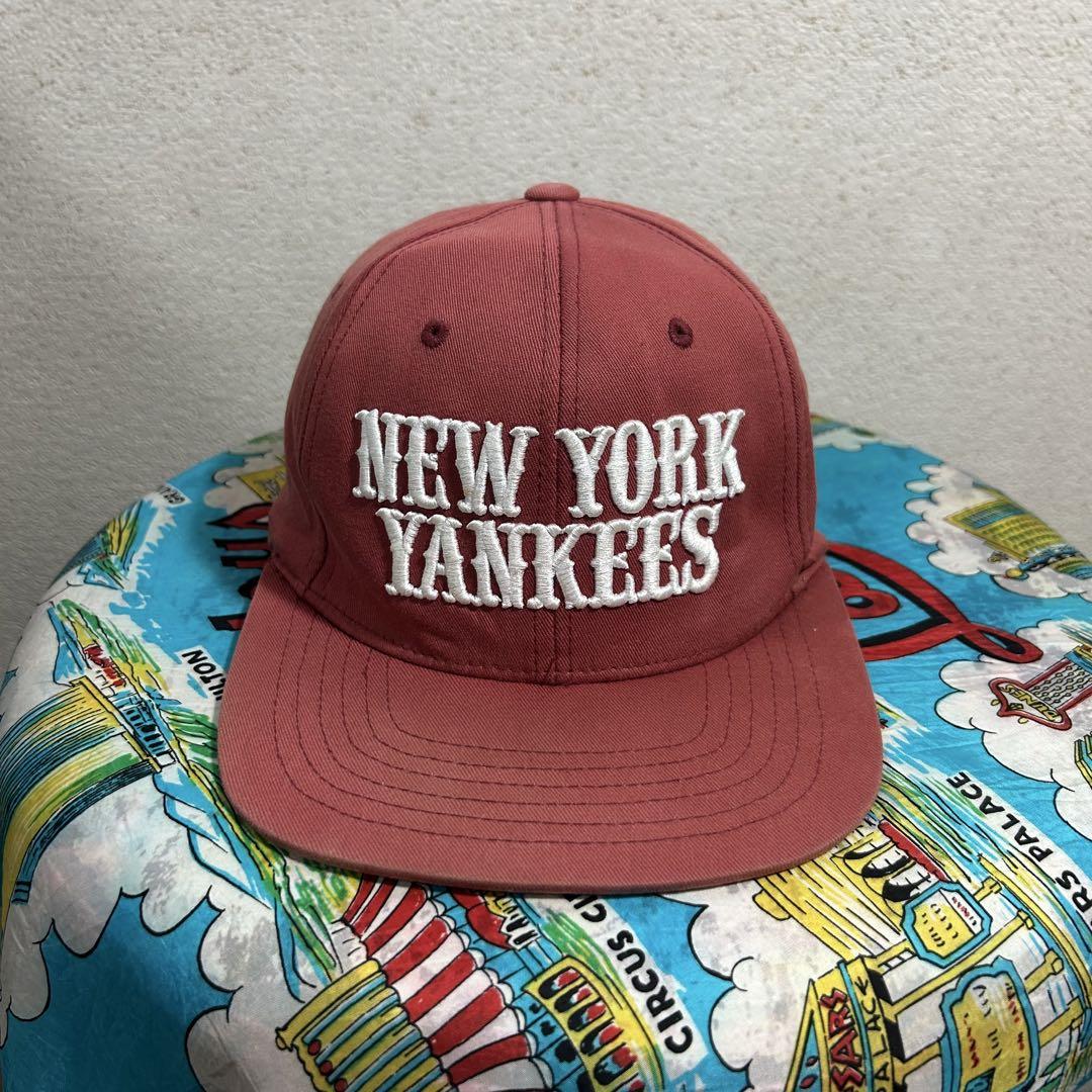OLD MLB キャップ アジャスター ヤンキース ビンテージ レトロ 90s