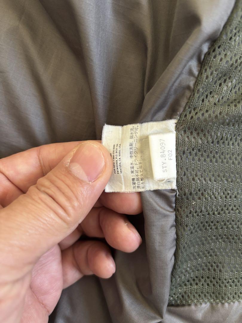 patagonia ダスパーカ　2002年製　ゲッコーグリーン　M