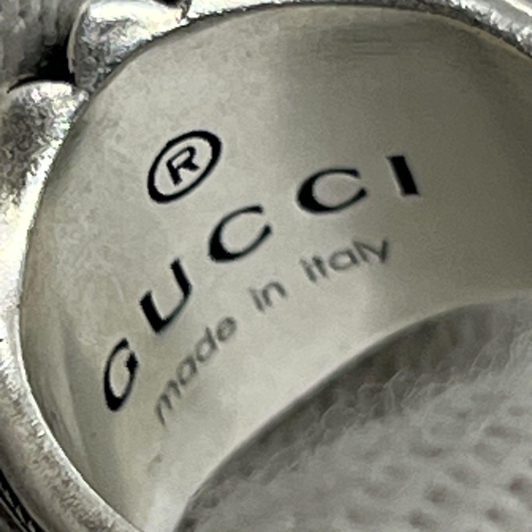 感謝の声続々！ GUCCI インターロッキングG 043018 リング シグネット 14号 指輪 アクセサリー