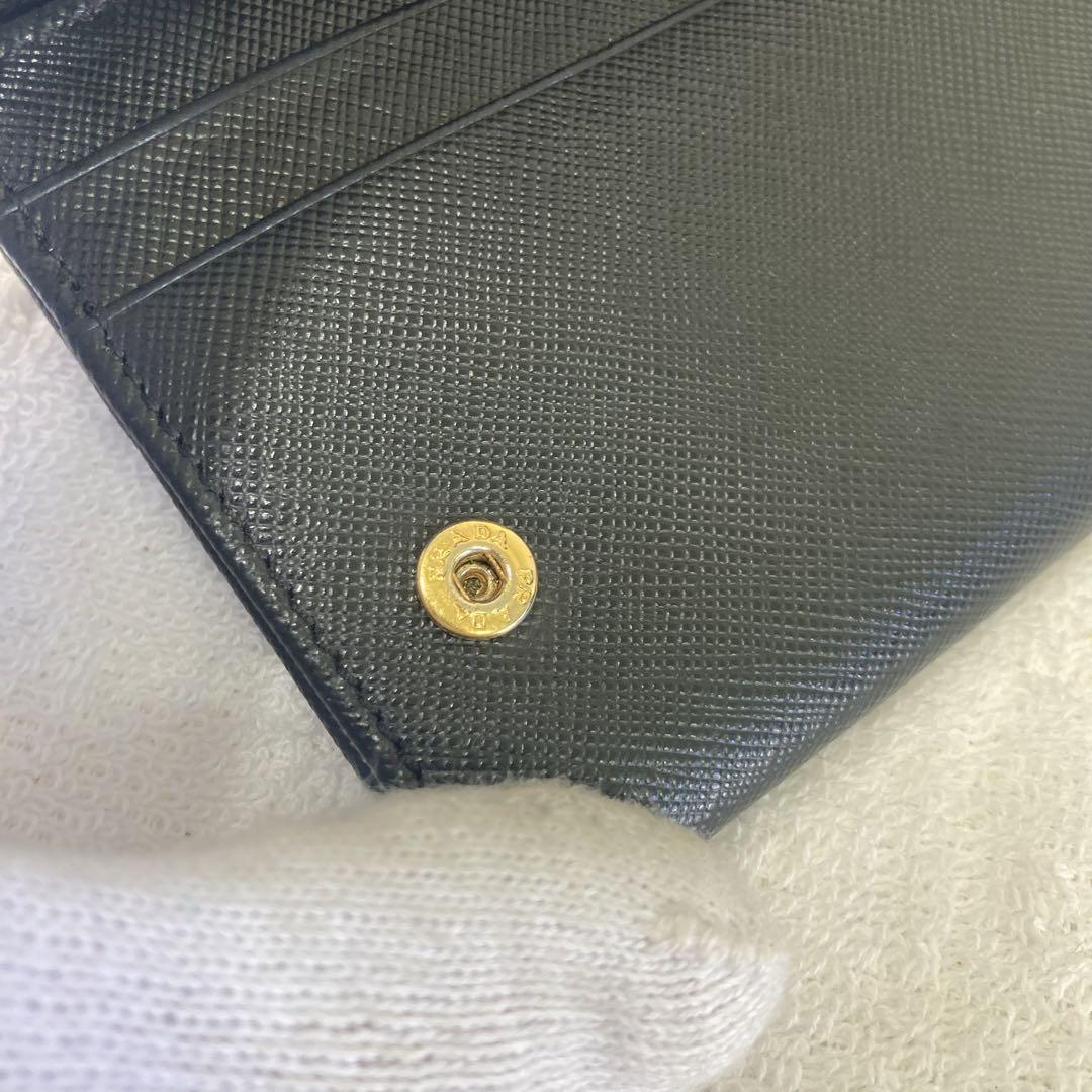 新品同然 PRADA プラダ 長財布 サフィアーノ 長財布 コインケース 画像10