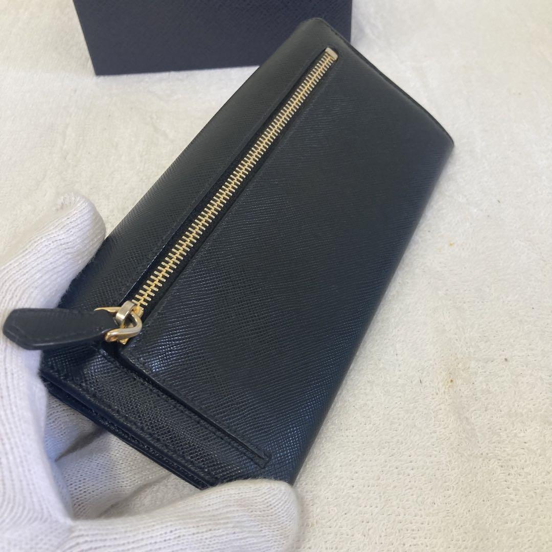 新品同然 PRADA プラダ 長財布 サフィアーノ 長財布 コインケース 画像2