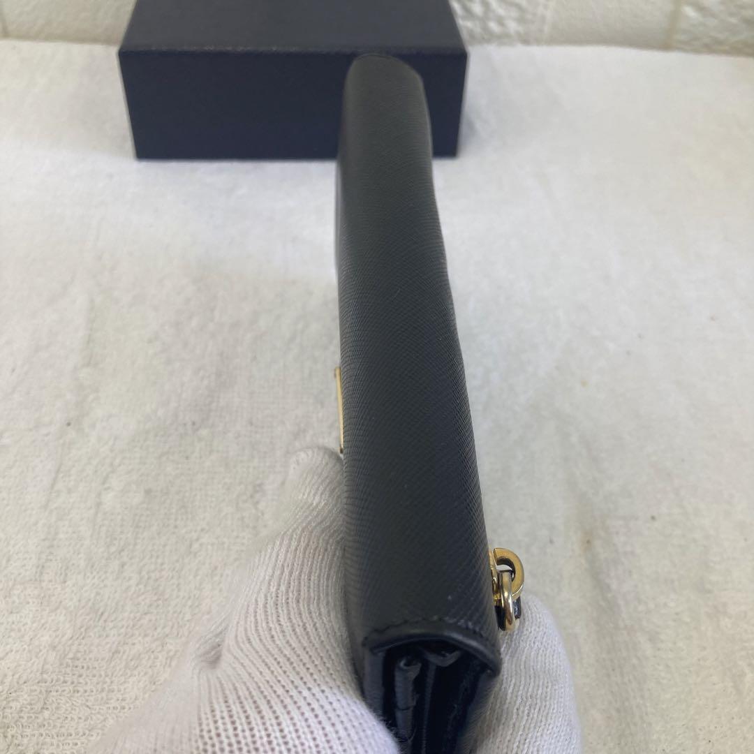 新品同然 PRADA プラダ 長財布 サフィアーノ 長財布 コインケース 画像3