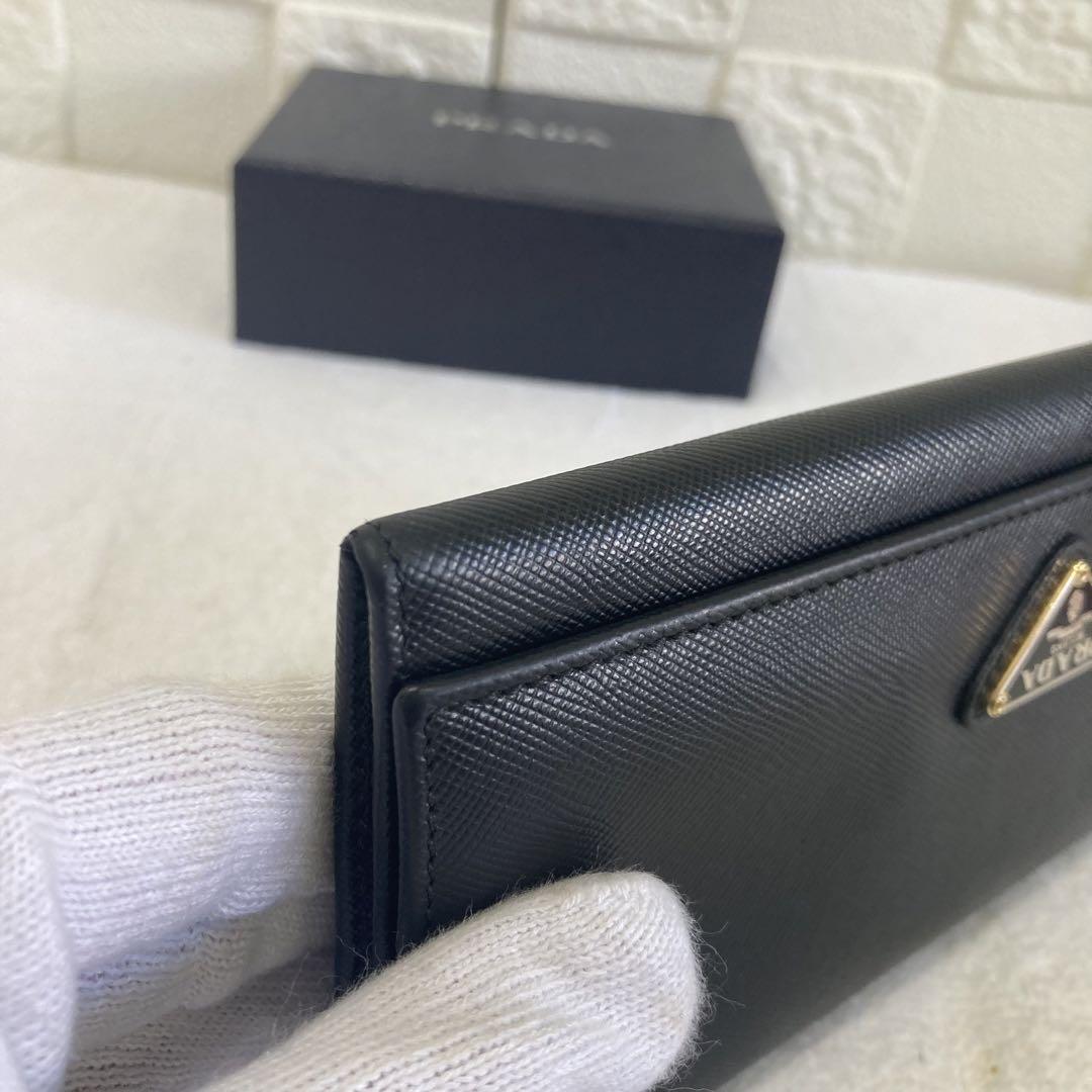 新品同然 PRADA プラダ 長財布 サフィアーノ 長財布 コインケース 画像6