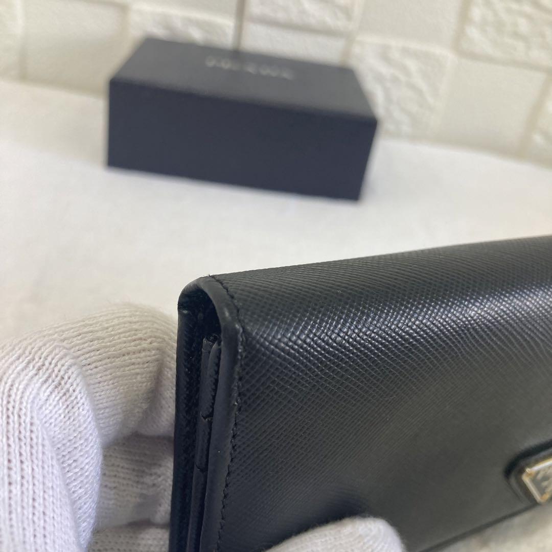 新品同然 PRADA プラダ 長財布 サフィアーノ 長財布 コインケース 画像8