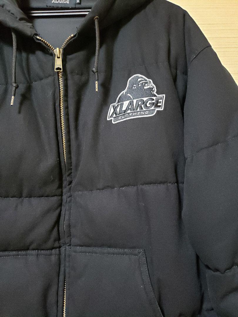 XLARGE 　ダックアクティブパファー中綿ジャケット　ダウン　フード付き