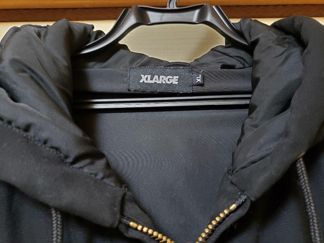 XLARGE 　ダックアクティブパファー中綿ジャケット　ダウン　フード付き