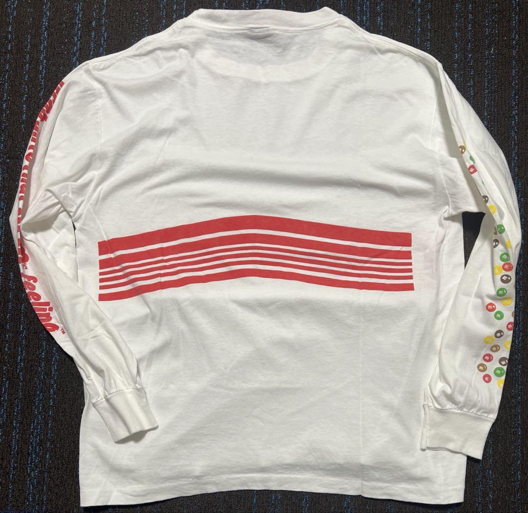 1980〜90年代　M&M's エムアンドエムズ　長袖Tシャツ　ロンT XL