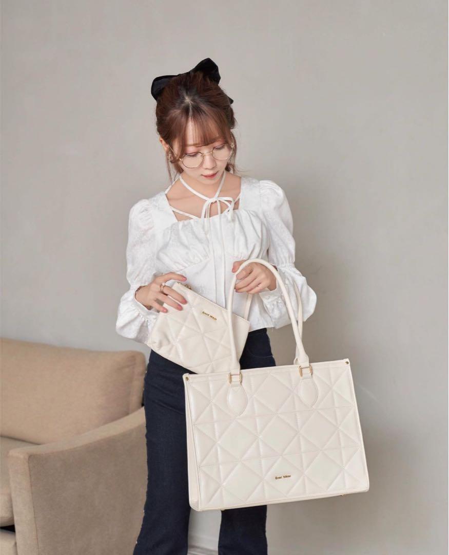 ロゼミューズ rosemuse キルティングトートバッグ 受注予約】quilting tote S – BUNNY APARTMENT