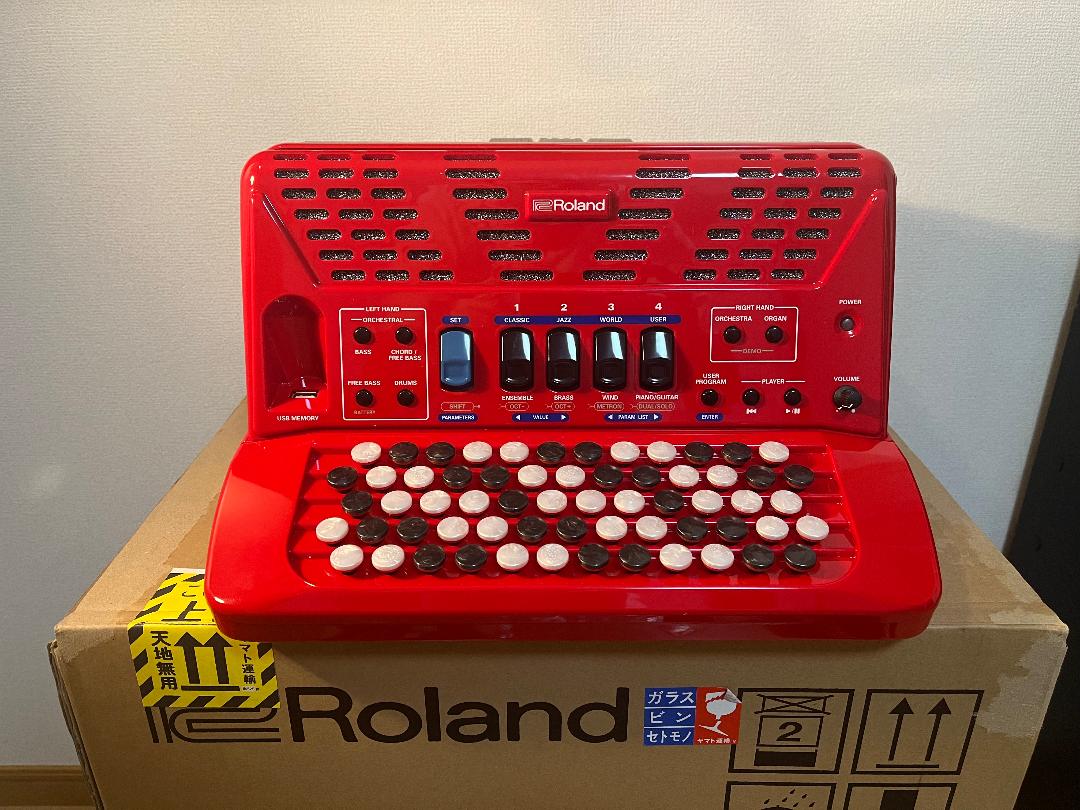 Roland ローランド FR-1XB RD ボタンアコーディオン